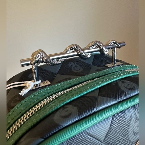 Loungefly Harry Potter Slytherin
mini backpack with a snake top handle - Picture 7 of 9